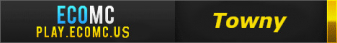 EcoMC Towny Economy Server banner