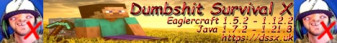 Dumbshit Survival X banner
