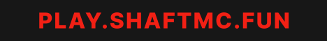 ShaftMC Minecraft server banner