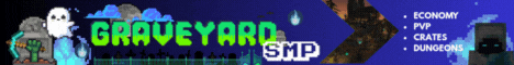 Graveyard SMP Minecraft server banner
