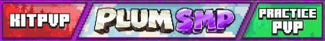 PlumSMP Minecraft server banner