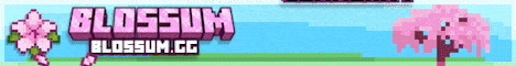 Blossom SMP Minecraft server banner