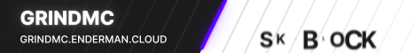 GrindMC Minecraft server banner