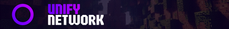 Unify Network Minecraft server banner