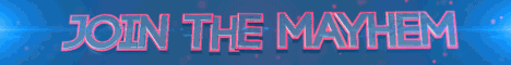 Project Mayhem Minecraft server banner