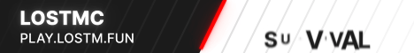 LostMC Minecraft server banner