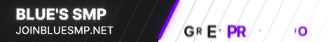 Blues Smp Minecraft server banner