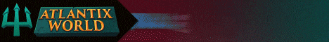 Atlantix World Minecraft server banner