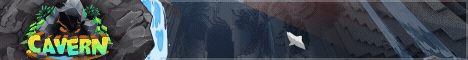 Cavern SMP Minecraft server banner