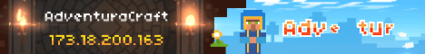AdventuraCraft Minecraft server banner