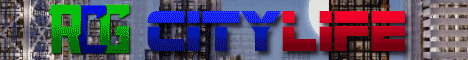 RCG CityLife Minecraft server banner
