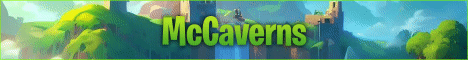 McCaverns Minecraft server banner