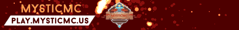 MysticMC Minecraft server banner
