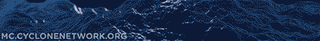 CycloneNetwork Minecraft server banner