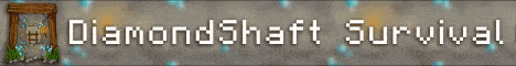 Diamond Shaft Minecraft server banner