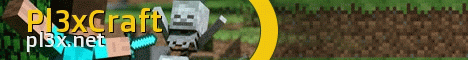 Pl3xCraft Minecraft server banner