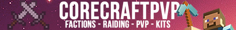 CoreCraft PVP banner