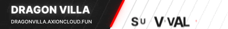Dragon Villa Minecraft server banner