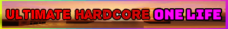Ultimate Hardcore Minecraft server banner