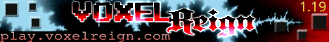 Voxel Reign Minecraft server banner