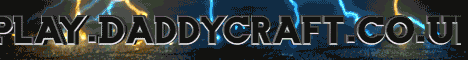 DaddyCraft Minecraft server banner