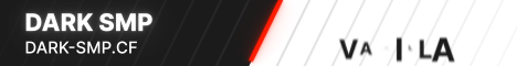 Dark SMP Minecraft server banner