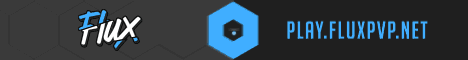 Flux PVP Minecraft server banner