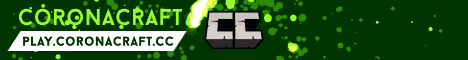 CoronaCraft Minecraft server banner