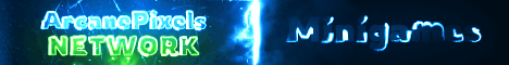 ArcanePixels Minecraft server banner