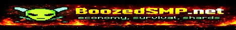 Boozed SMP Minecraft server banner