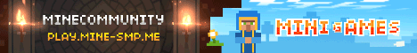 MineCommunity Minecraft server banner