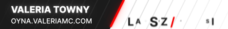 Valeria Towny Minecraft server banner