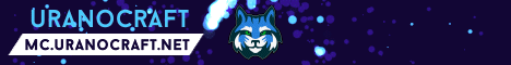 UranoCraft Network Minecraft server banner