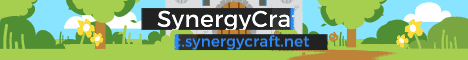 SynergyCraft Minecraft server banner
