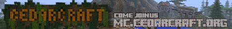 CedarCraft banner