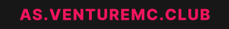 VentureMC Minecraft server banner