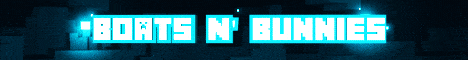 Boats N Bunnies Minecraft server banner
