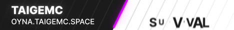 TaigeMC Minecraft server banner
