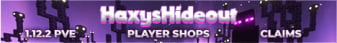 HaxysHideout banner