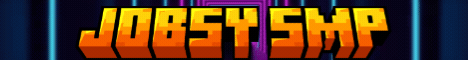 Jobsy SMP Minecraft server banner