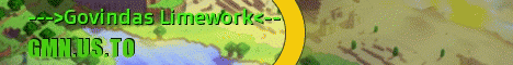 Govindas Limework Minecraft server banner