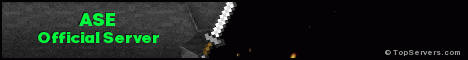 ASE Official Server Minecraft server banner