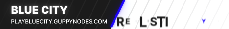 Blue City Survival Server Minecraft server banner