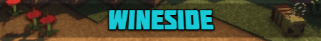 WineSide Minecraft server banner