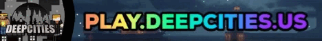 DeepEarth Minecraft server banner