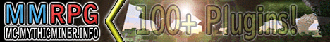 Mythic Miner RPG Minecraft server banner