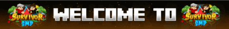 SurvivorSMP Minecraft server banner