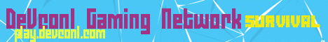 DeVcon1 Gaming Network Minecraft server banner