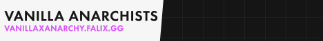 Vanilla Anarchists Minecraft server banner
