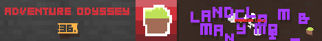 Adventure Odyssey Minecraft server banner